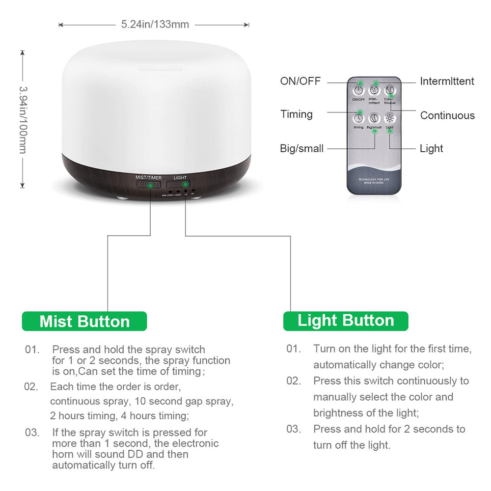 Remote control for Marchred essential oil diffuser