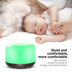 Diffuser with seven LED color-changing lights
