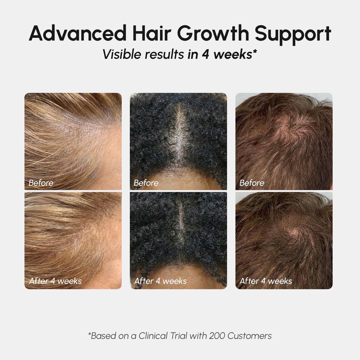 MAREE Hair Growth Spray finished look on styled hair with healthy shine