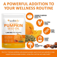 Usage and packaging of Mariayu pumpkin seed oil capsules