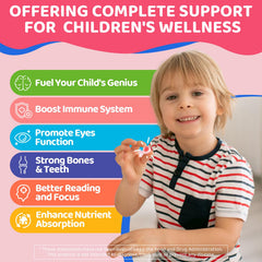 Marine algae-derived DHA omega-3 for kids