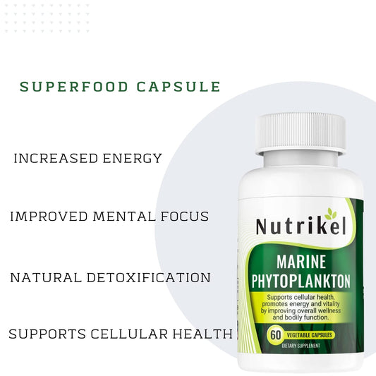 Product label highlighting 1,000mg omega-3 from marine phytoplankton