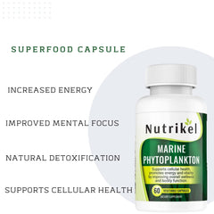 Product label highlighting 1,000mg omega-3 from marine phytoplankton