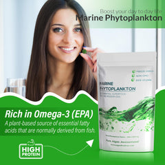 Bottle of Marine Phytoplankton capsules