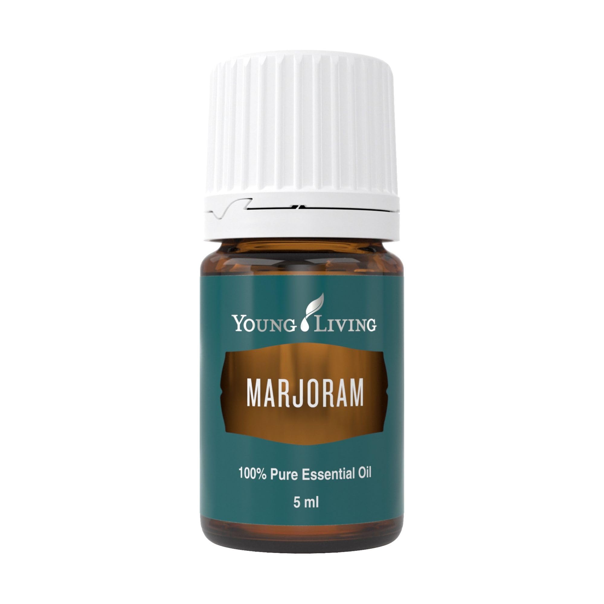 Front view of Young Living Marjoram Essential Oil 5 ml bottle