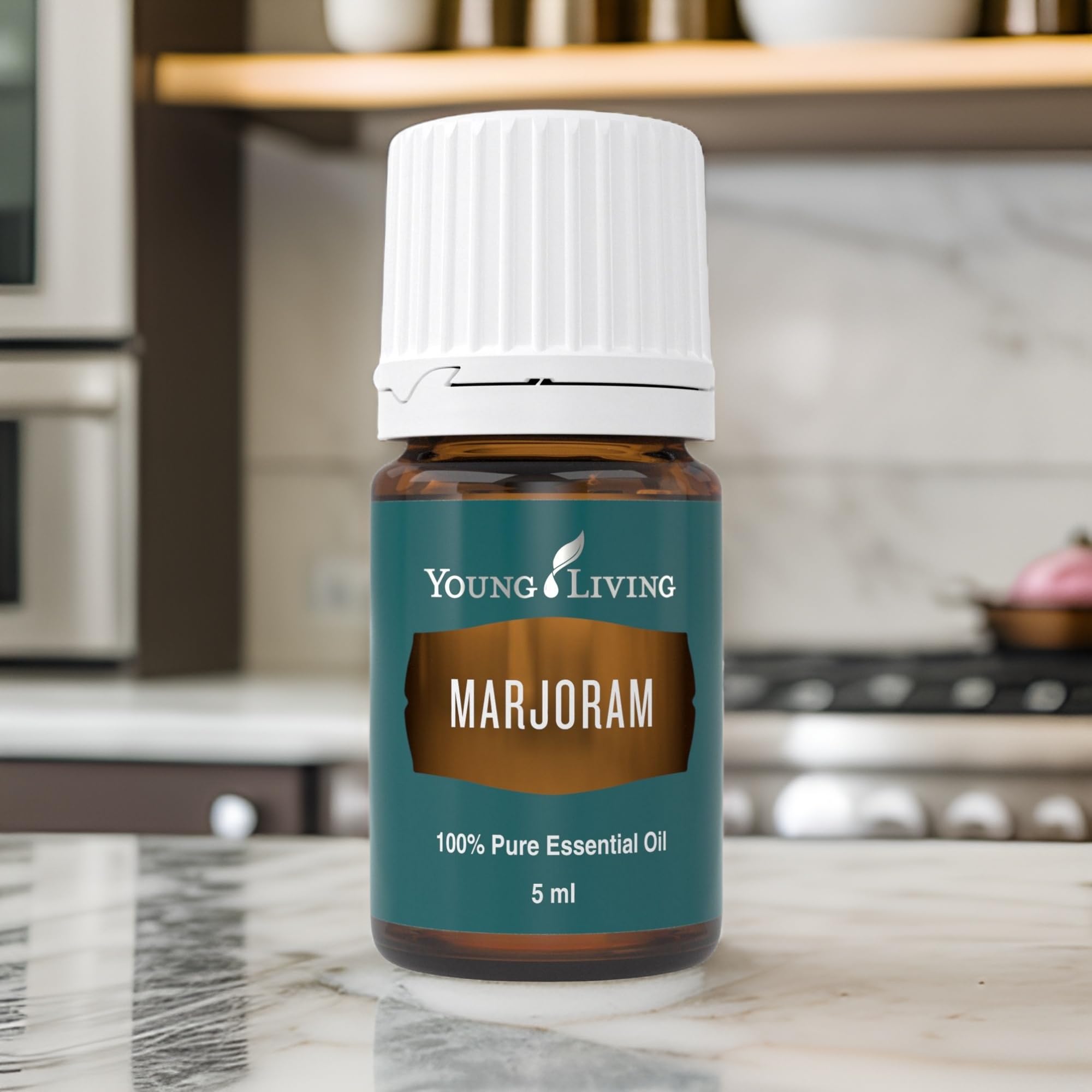 Marjoram essential oil packaging and box