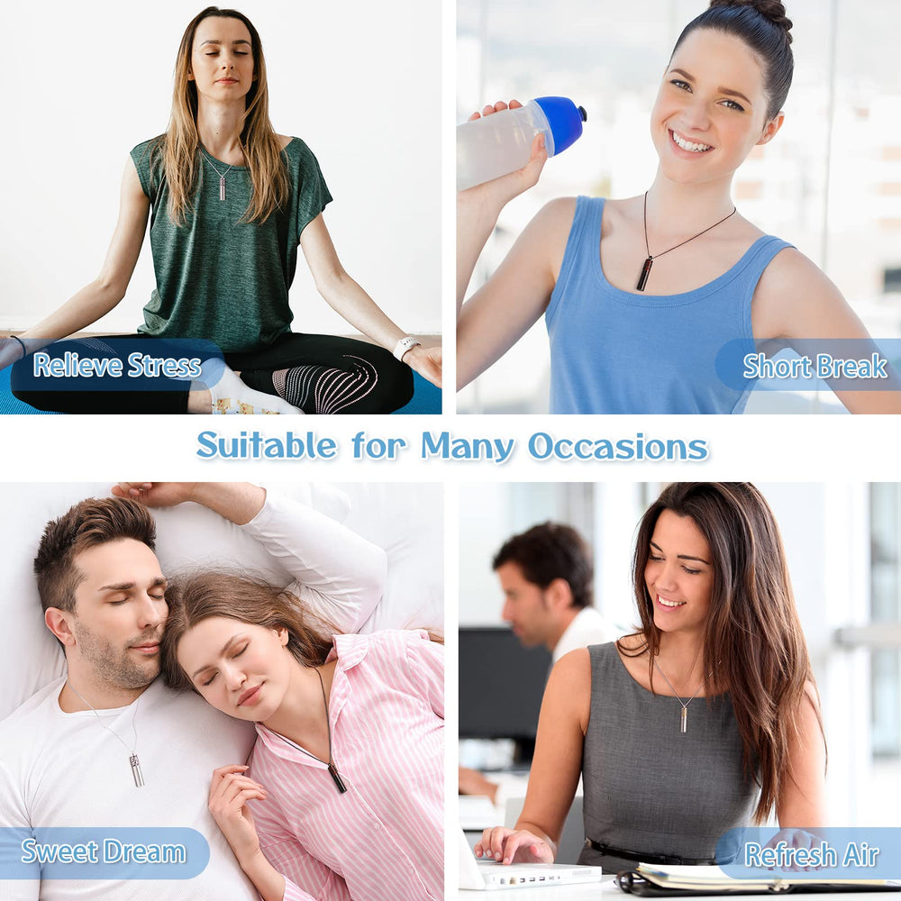 Gift-ready aroma diffuser necklace set with felt pads and packaging