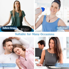 Gift-ready aroma diffuser necklace set with felt pads and packaging