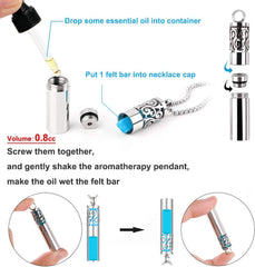 Bottom oil reservoir in the diffuser necklace
