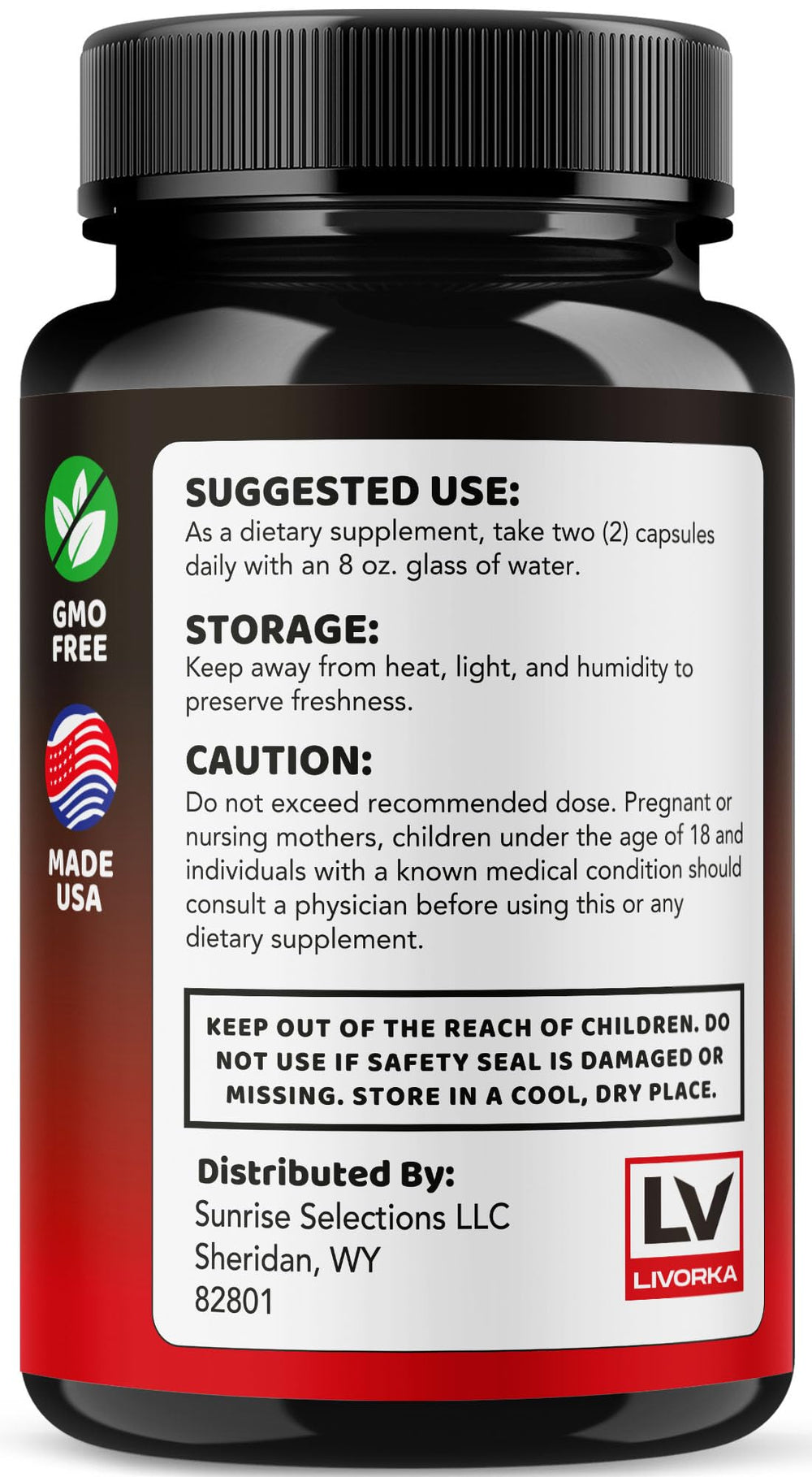 Close-up of Mars Men Plus capsule details
