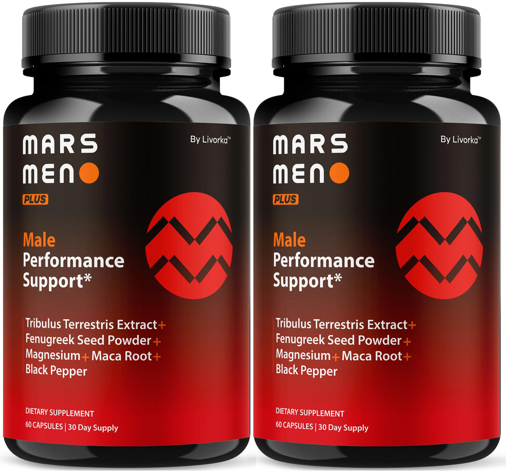 Mars Men Plus 2 Pack bottle and capsules