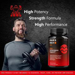 Mars Men Plus supplement label and tablets