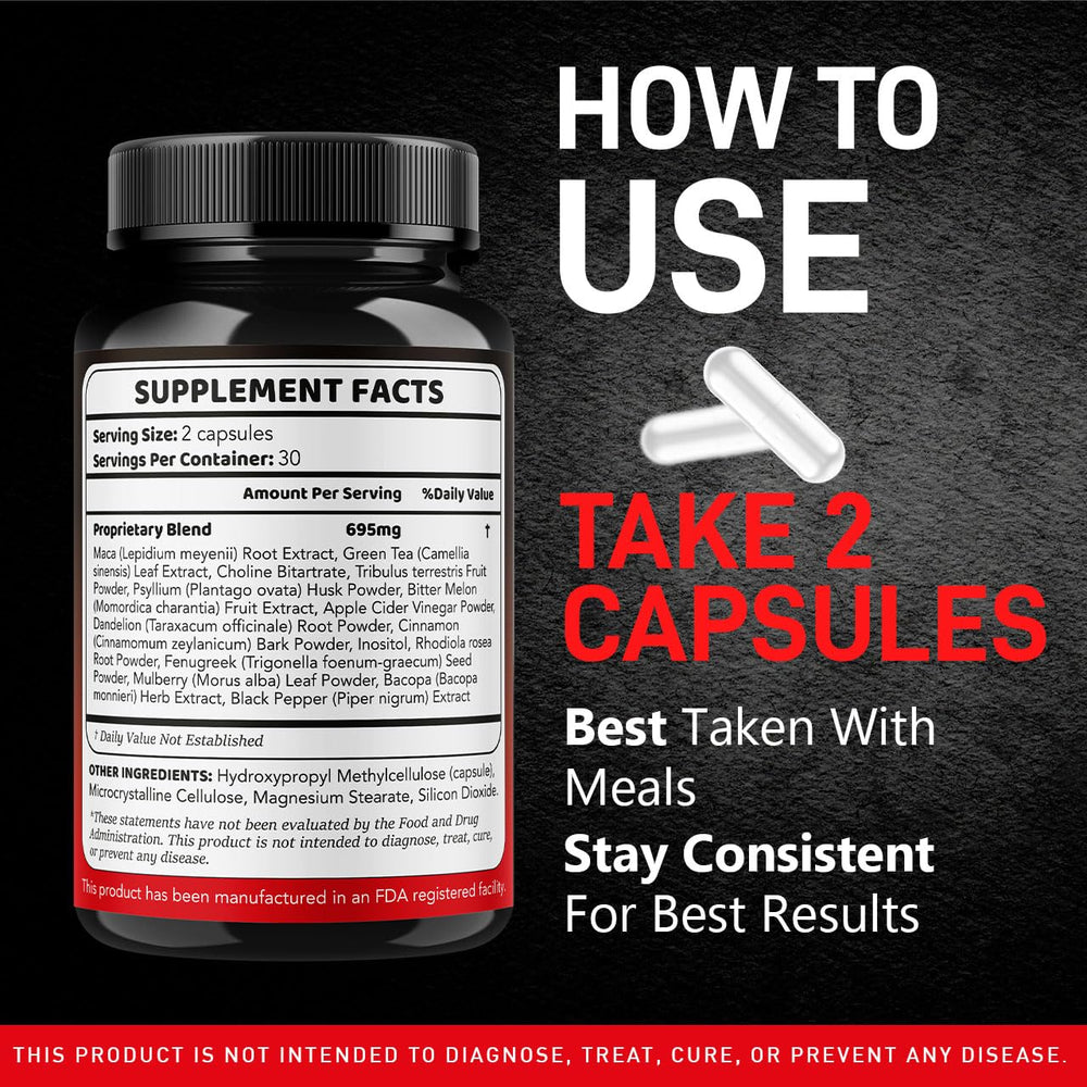 Mars Men Plus Natural Support capsules arranged