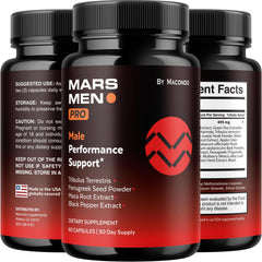Mars Men Pro brand logo on bottle
