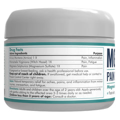 Mars Wellness MG+ Pain Cream 4oz tub shot promoting versatile home-use relief after workouts