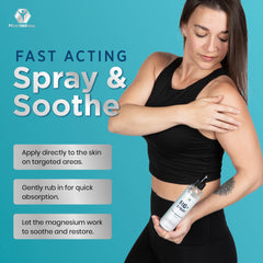 Application of Mars Wellness MG+ Magnesium Oil Spray