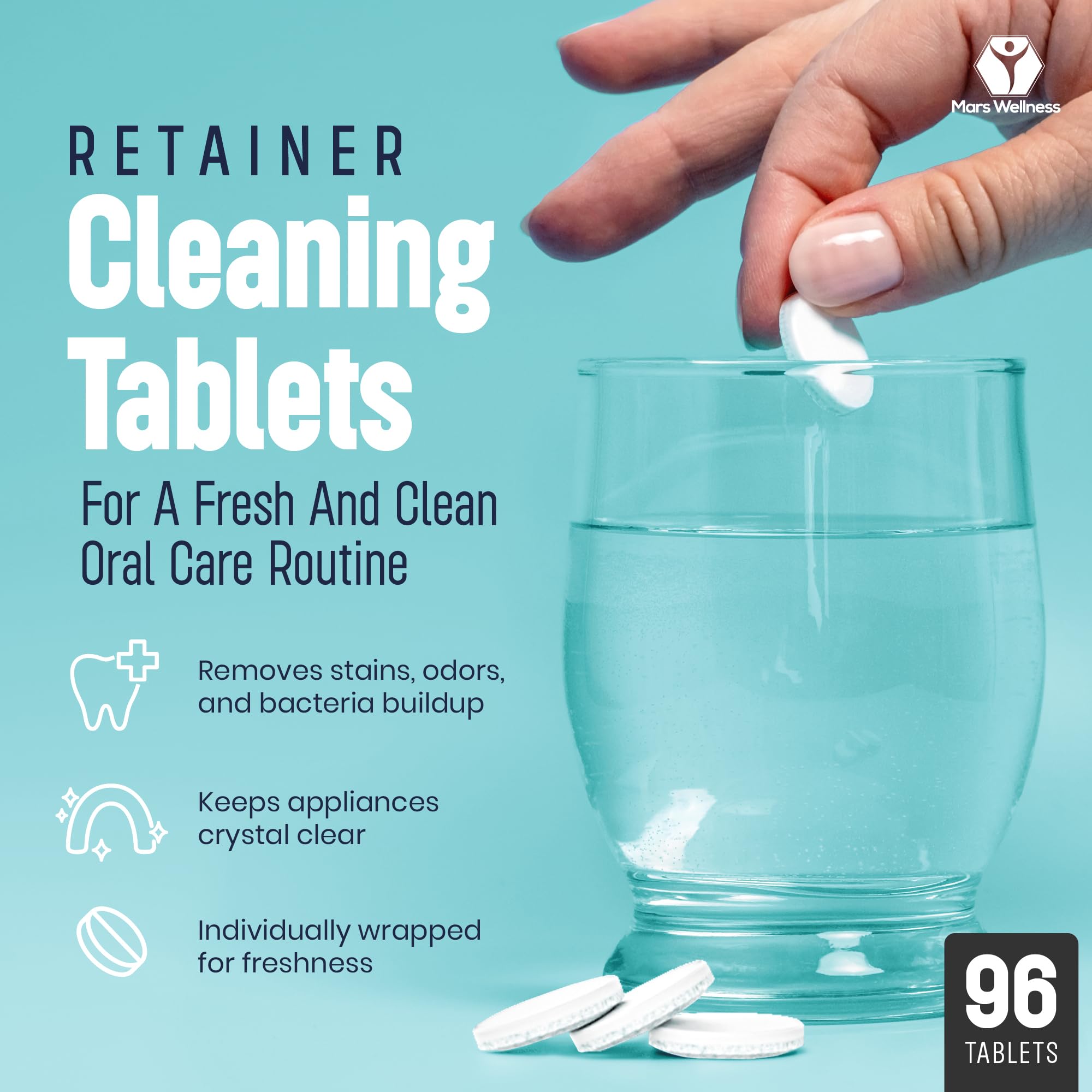 Benefits of Mars Wellness retainer cleaner tablets
