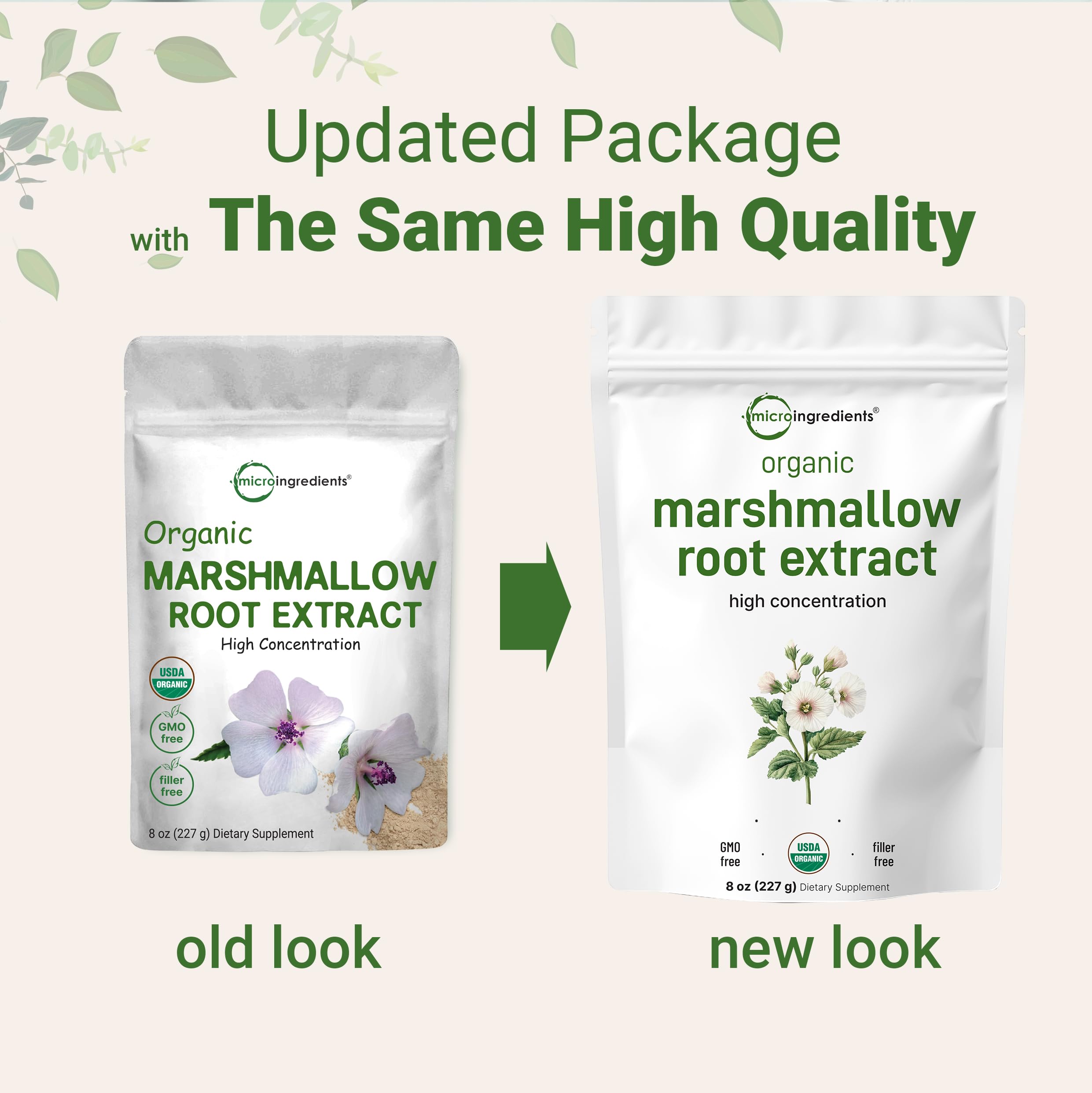 Measuring two scoops of marshmallow root powder for a 1200 mg dose