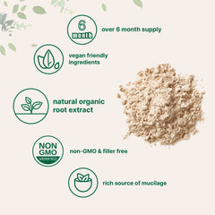 Ingredients label showing filler-free formula