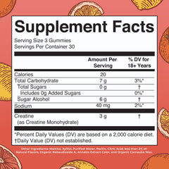 MaryRuth's Creatine Gummies bottle and packaging label