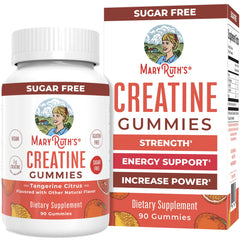 Hero image of MaryRuth's Creatine Gummies bottle and gummies