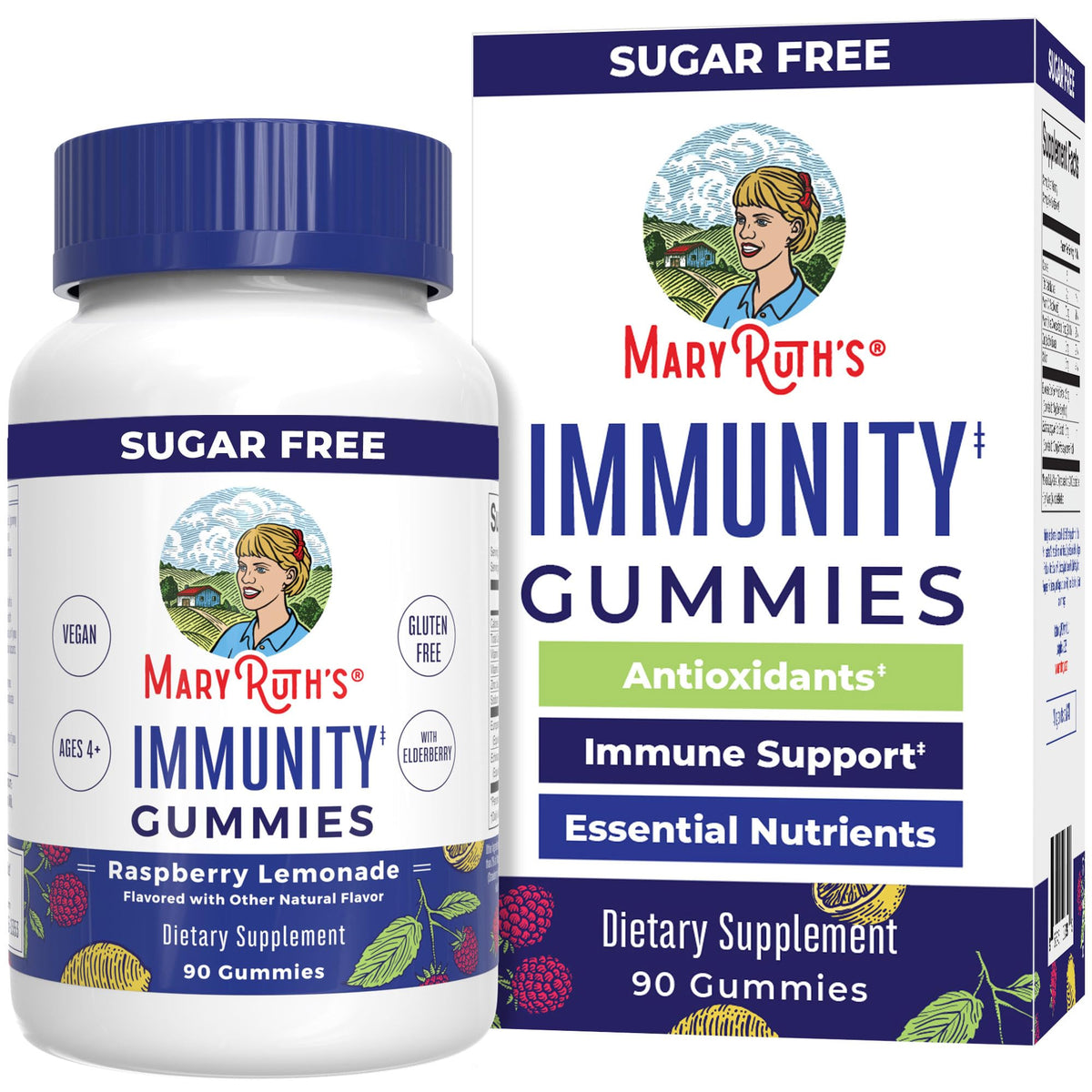 MaryRuth Organics Immunity Gummies front package