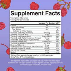 MaryRuth Organics Kids Multivitamin Gummies bottle and label