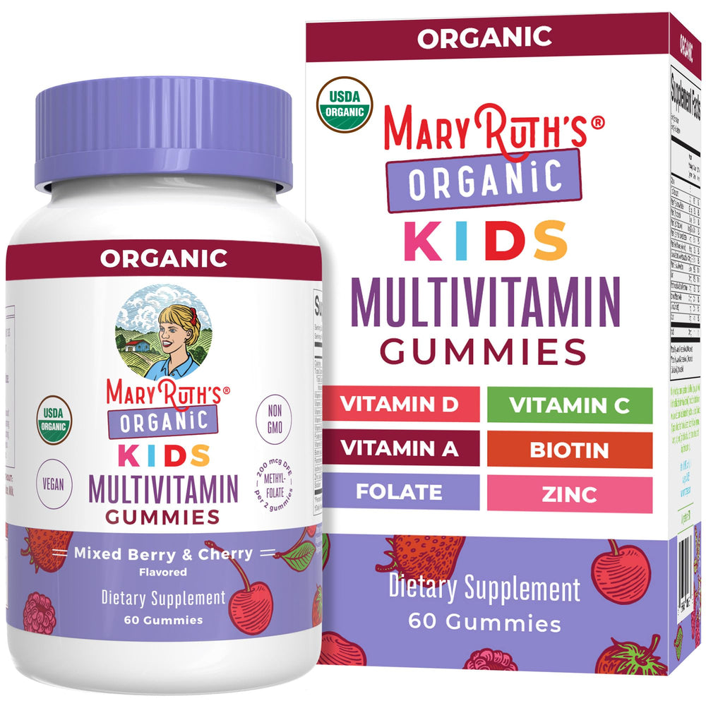 MaryRuth Organics Kids Multivitamin Gummies front view