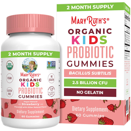 MaryRuth Organics Kids Probiotics Gummies bottle front