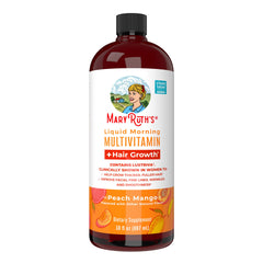 MaryRuth's Liquid Multivitamin + Hair Growth bottle with 30 oz label