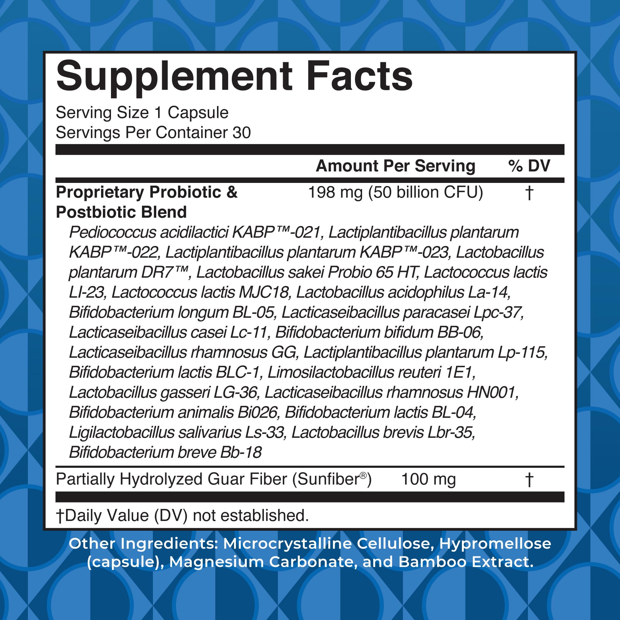 MaryRuth Organics probiotic capsules showing vegan, dairy-free formula.