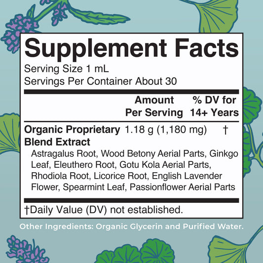 MaryRuth Organics brain nootropic drops bottle – image 2