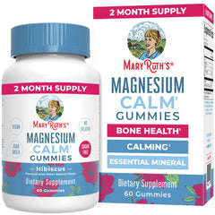 Front view of MaryRuth Organics Calm Magnesium Gummies bottle