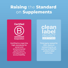 Sugar-free label on MaryRuth Calm Magnesium Gummies