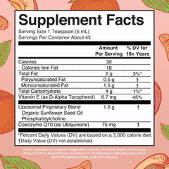 Close-up of front label showing vegan non-GMO and 7.6 oz