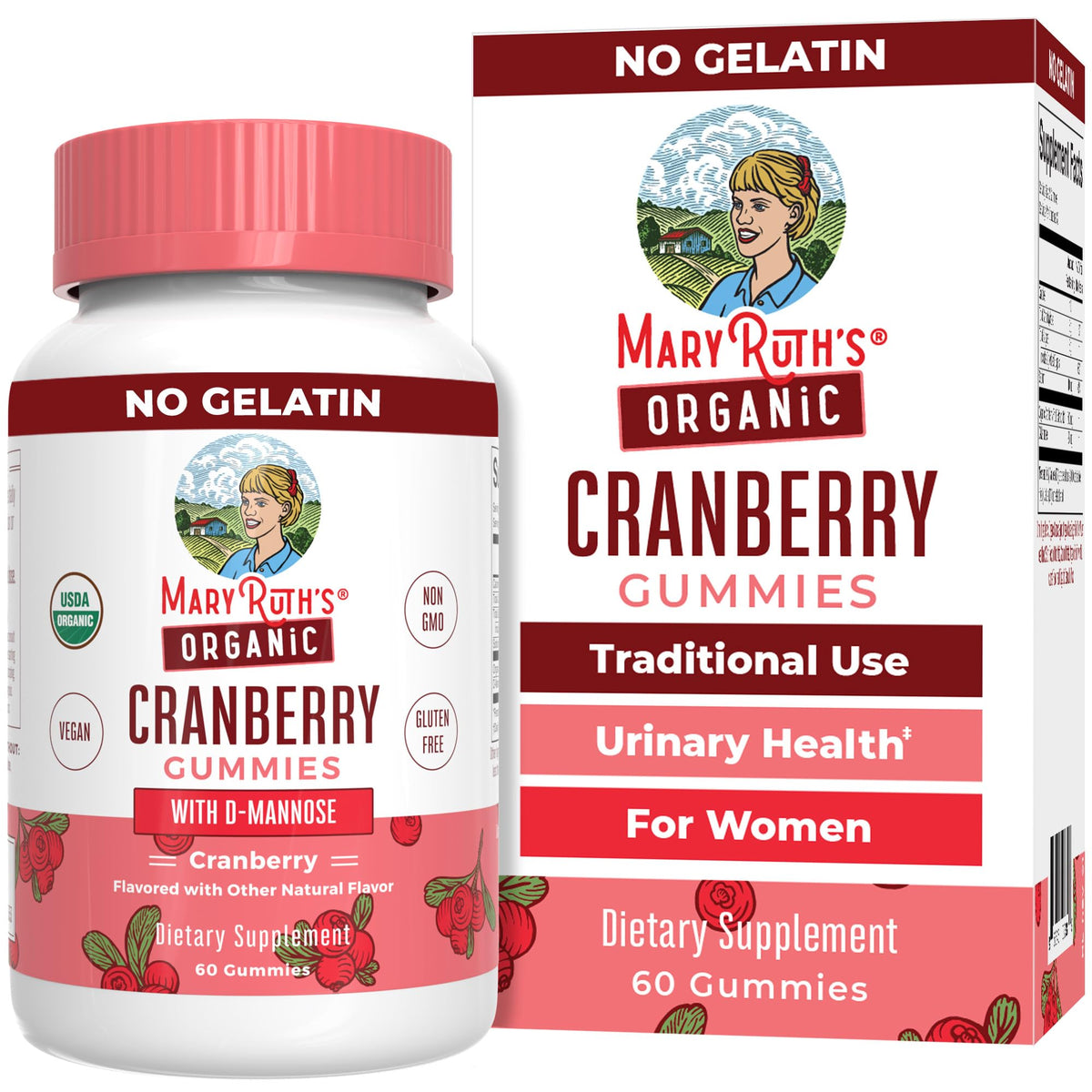 MaryRuth Organics Cranberry Gummies bottle