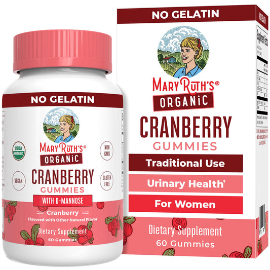 MaryRuth Organics Cranberry Gummies bottle
