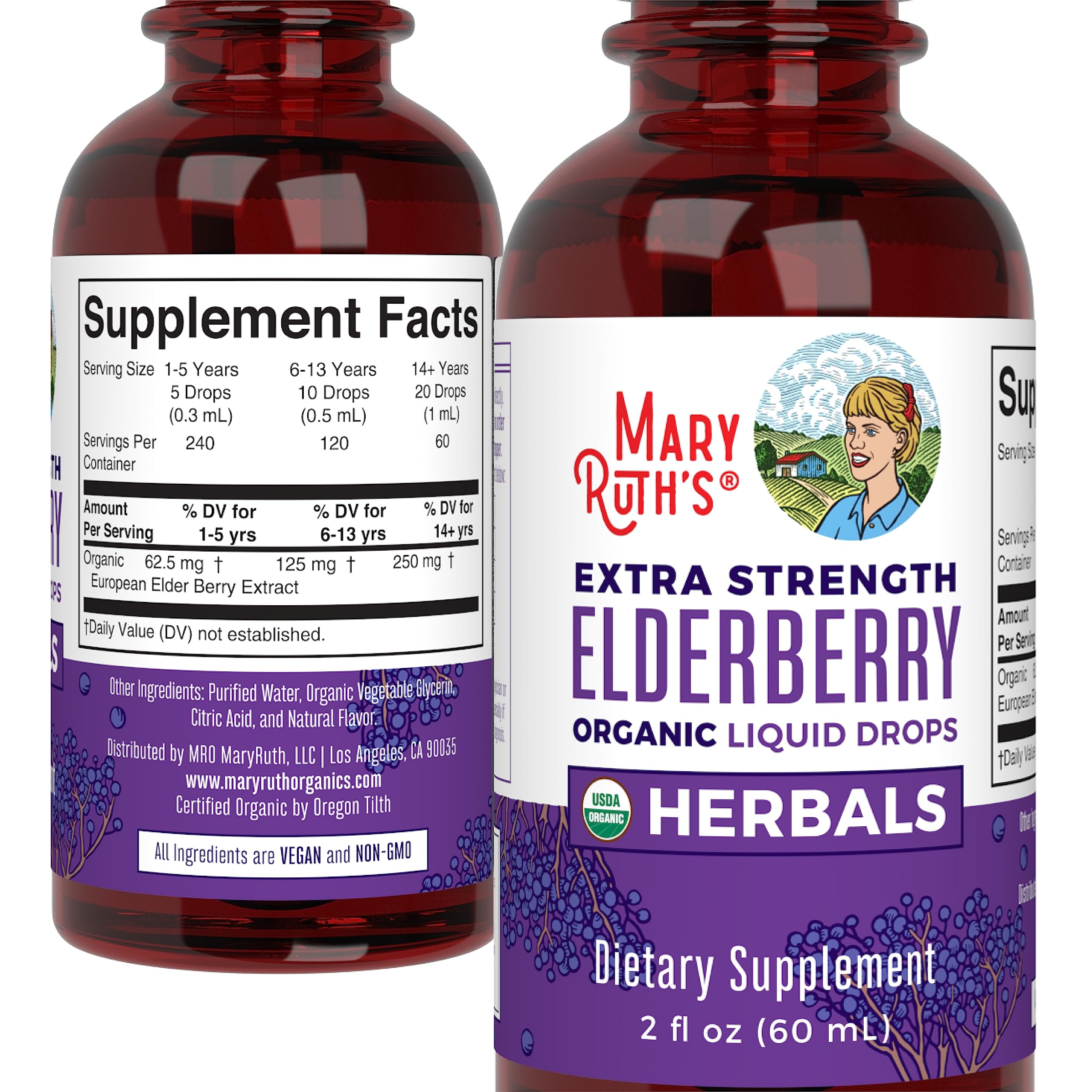 Family-friendly elderberry syrup immune support