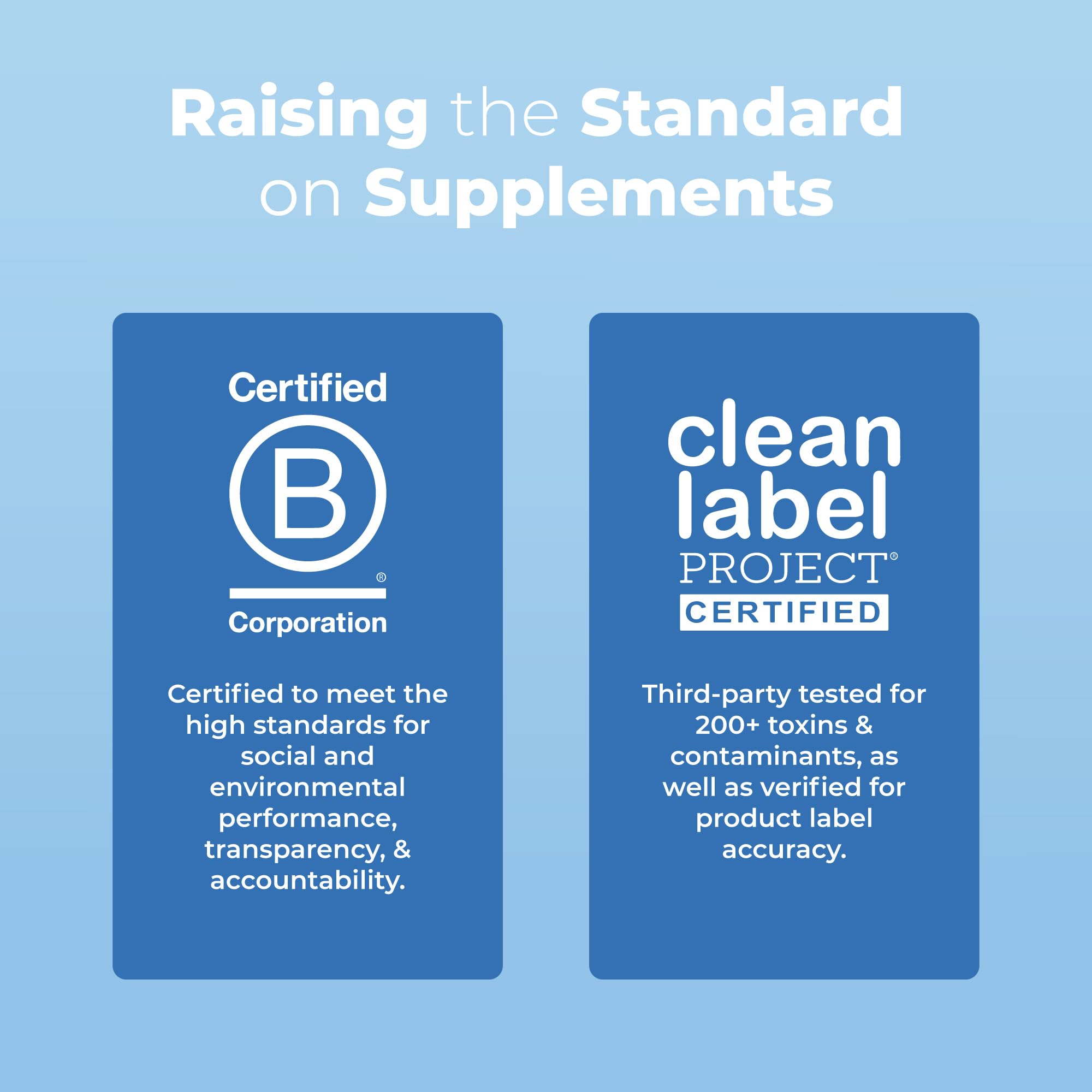 Bottle label showing 5-strain blend and 100 CFU per serving