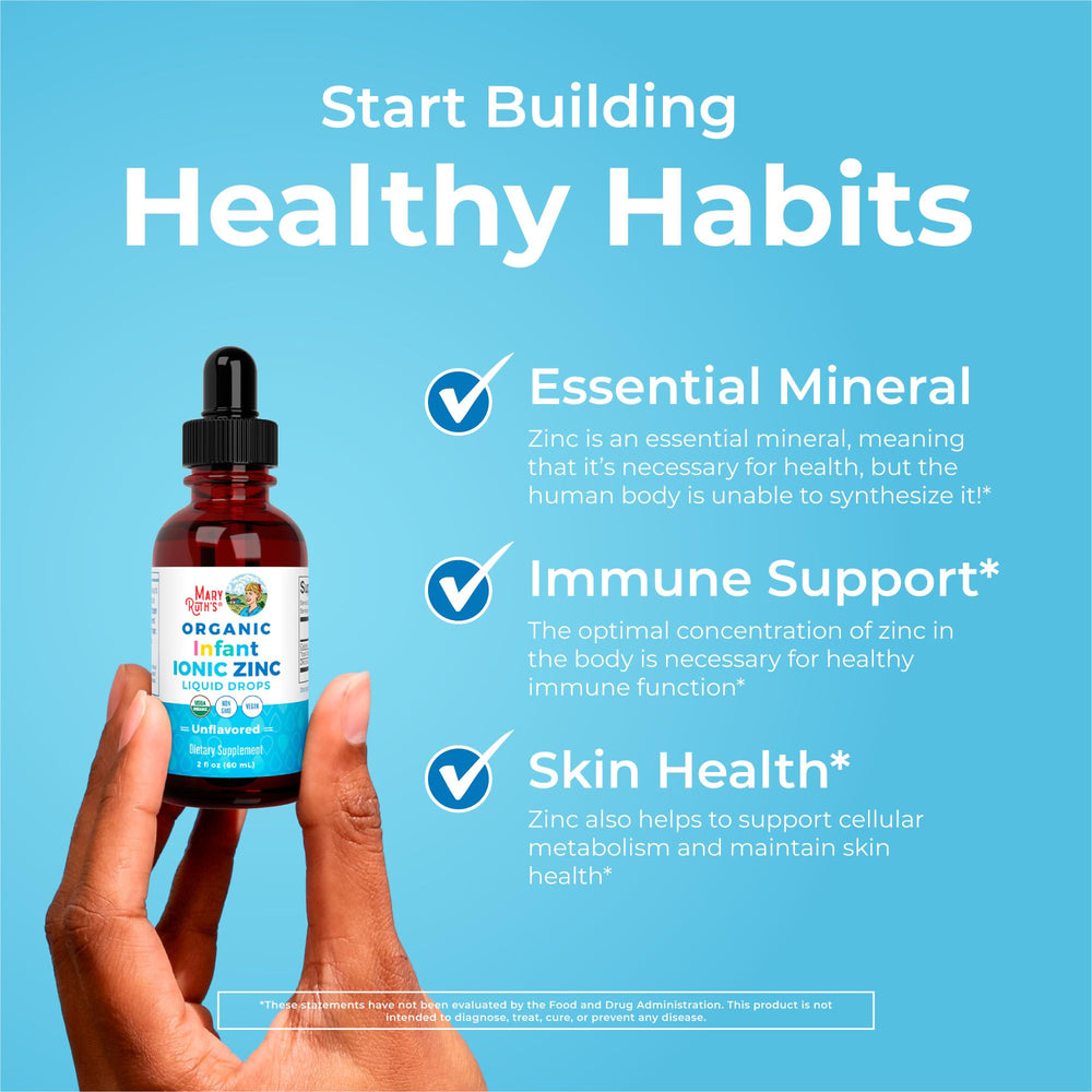 2 fl oz bottle of infant zinc liquid