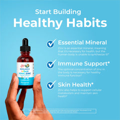 2 fl oz bottle of infant zinc liquid
