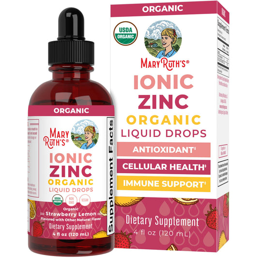 MaryRuth Organics Ionic Zinc bottle front