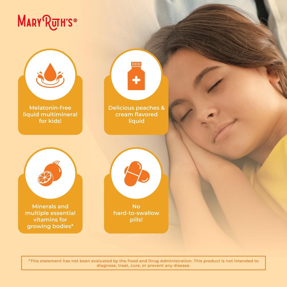 Dairy-free label on packaging for Kids Nighttime Multimineral