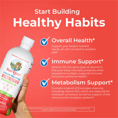 Daily dosage guidance for MaryRuth Essentials Plus liquid multivitamin