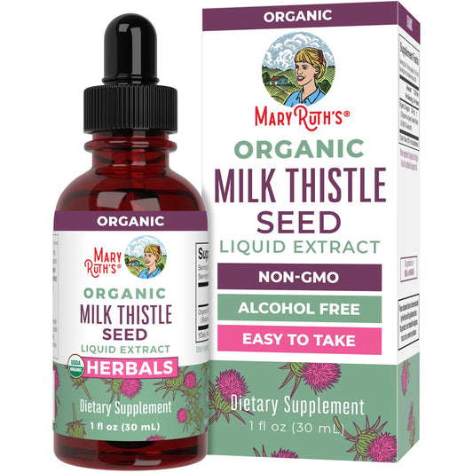 MaryRuth Organics Milk Thistle Seed Drops bottle 1 oz
