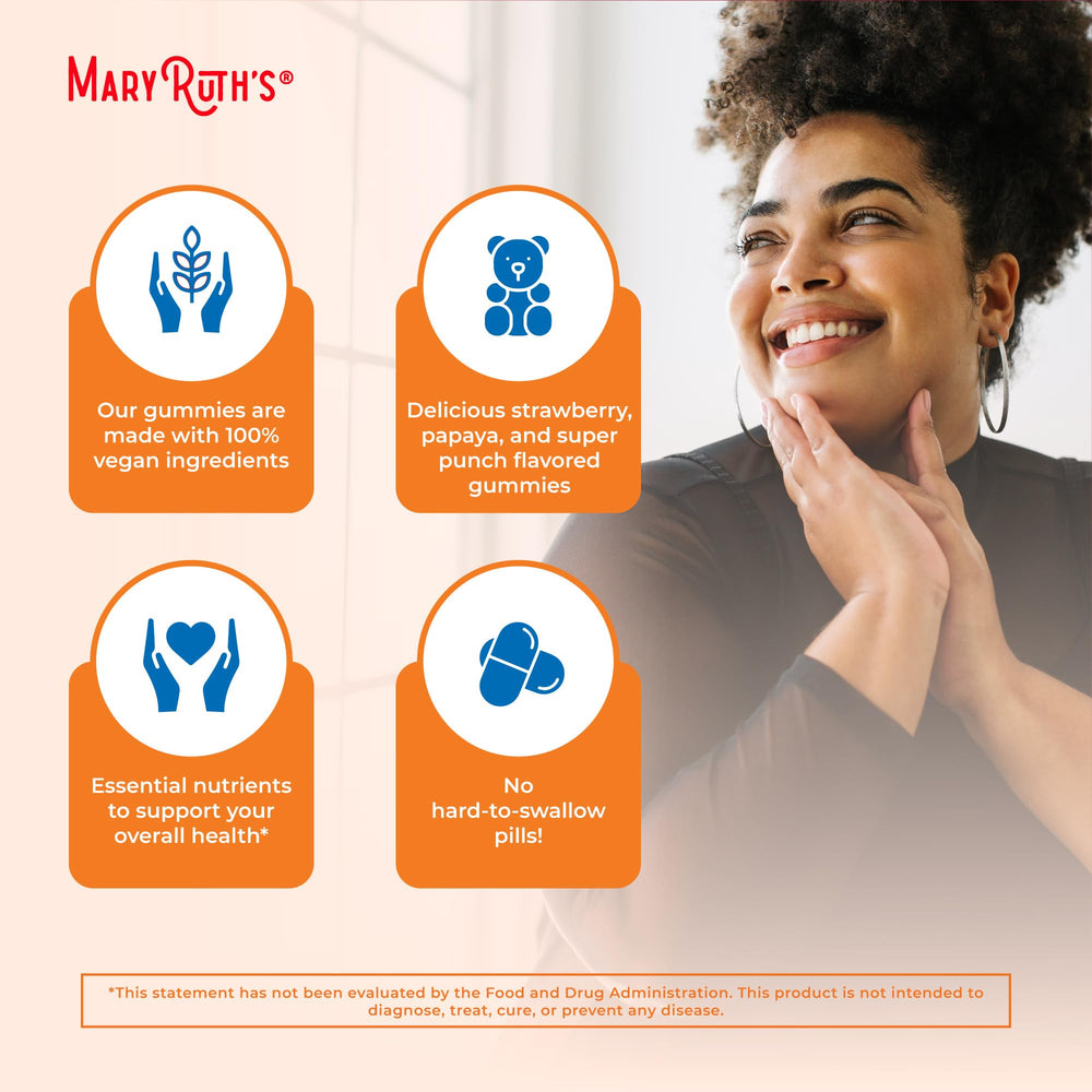Sugar-free, gelatin-free, dairy-free and plant-based multivitamin ingredients
