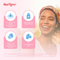 Ingredients chart of MaryRuth Organics multivitamin