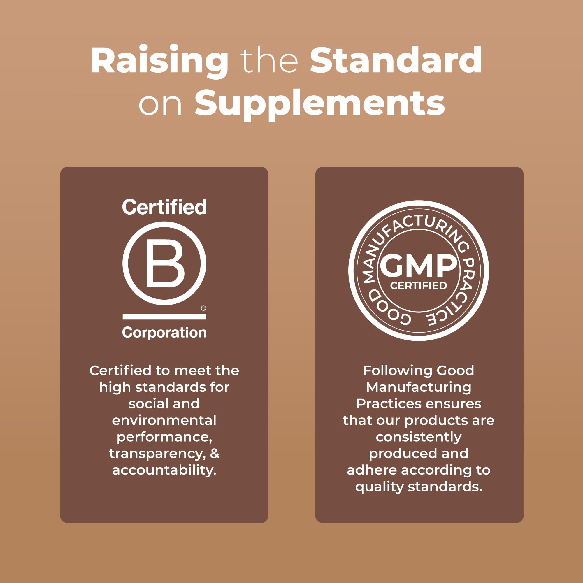Close-up of the proprietary blend concept