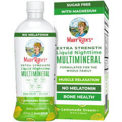 MaryRuth Organics Nighttime Multimineral Lemonade bottle front