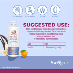 Flavor highlight: Orange and Vanilla on packaging